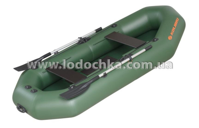 Лодка надувная гребная Kolibri K-290T камуфляж