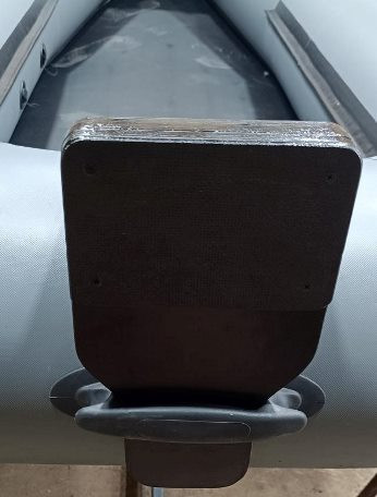 Лодка надувная гребная RING Thunder R-249LSKT F38, 950  плотность ПВХ, со слань-ковриком, тёмно-серая