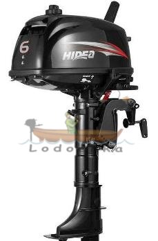Мотор лодочный Hidea HD6FHS + внешний бак на 12л