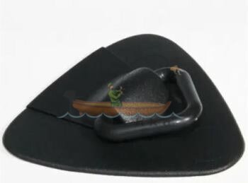 Буксировочное кольцо черное (подошва для буксировки с кольцом), Borika