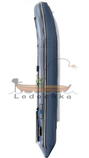 Лодка RIB надувная моторная AQUA - STORM AMIGO - 390 с жестким днищем из стеклопластика