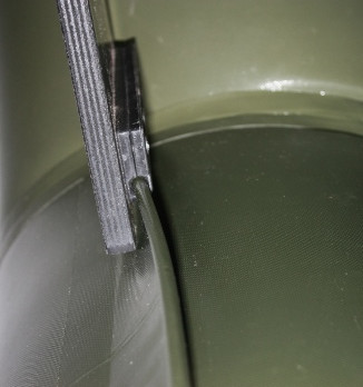 Човен надувний моторний RING Thunder M285, F40, 950 щільність ПВХ, без слань-килимка, темно-сірий