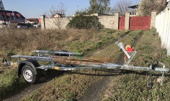 Прицеп с цинковым покрытием для перевозки надувных резиновых и ПВХ лодок длиной до 3,6 м