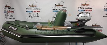 Лодка надувная моторная Bark BT-290D, подвижные сиденья