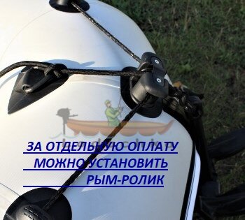 Лодка надувная моторная RING Thunder M285S, F40, 950 плотность ПВХ, со слань-ковриком, зелёная