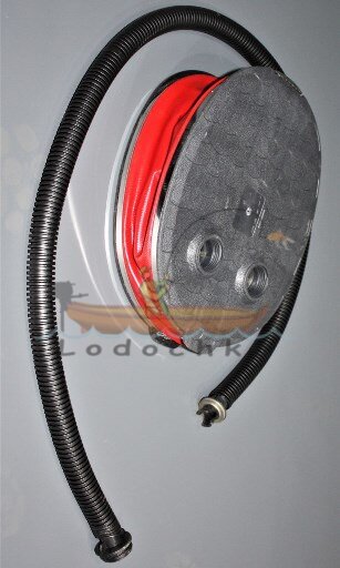 Лодка надувная моторная RING Thunder M285S, F40, 950 плотность ПВХ, со слань-ковриком, зелёная