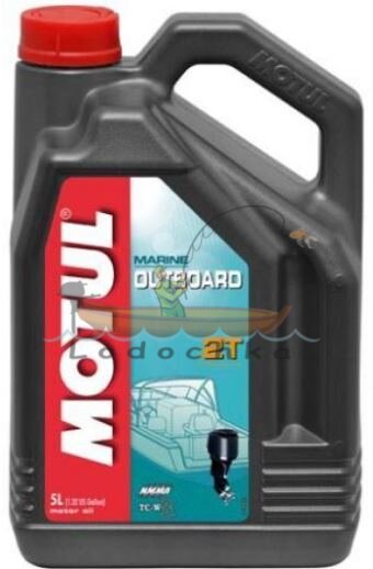Масло для двухтактных двигателей Motul Outboard 2T TC-w3, 5 литров