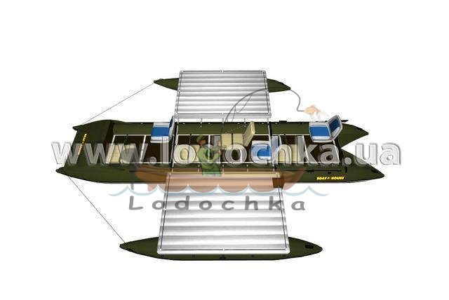 Квадромаран надувной Boathouse QUAD FISHER