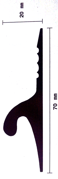 Привальний брус 2100 (чорн.)