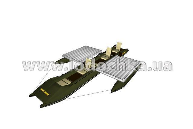 Квадромаран надувний Boathouse QUAD SPORT
