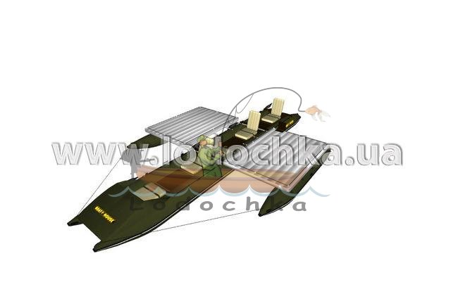 Квадромаран надувной Boathouse QUAD SPORT