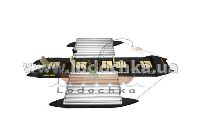 Квадромаран надувной Boathouse QUAD SPORT