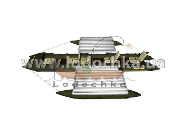 Квадромаран надувной Boathouse QUAD SPORT