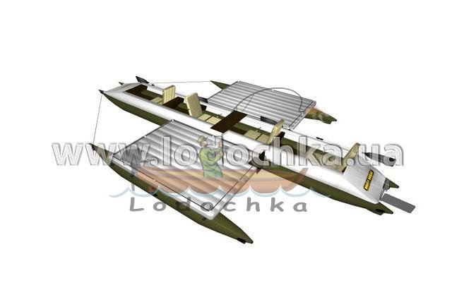 Квадромаран надувной Boathouse QUAD STREAM