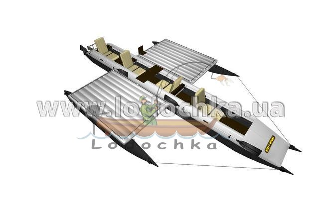 Квадромаран надувной Boathouse QUAD STREAM