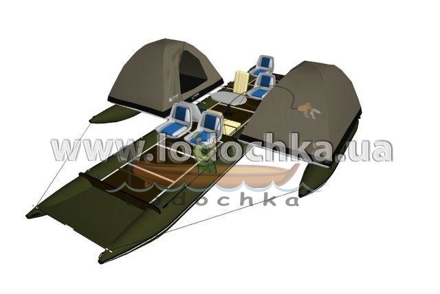 Квадромаран надувной Boathouse QUAD TRAVEL F