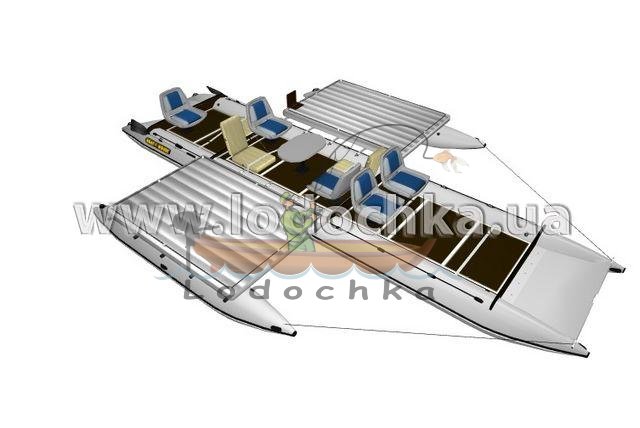 Квадромаран надувной Boathouse QUAD TRAVEL F