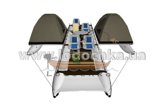 Квадромаран надувной Boathouse QUAD TRAVEL F