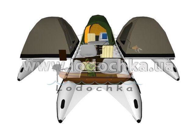 Квадромаран надувной Boathouse QUAD TRAVEL F