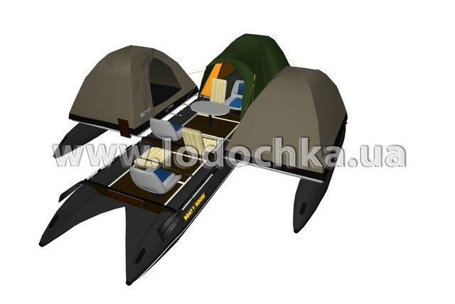 Квадромаран надувний Boathouse QUAD TRAVEL T