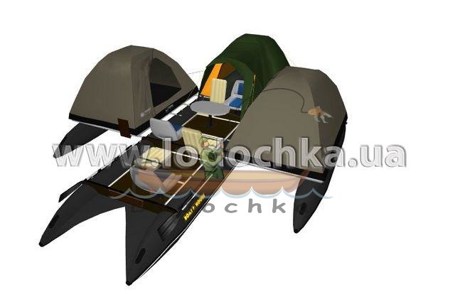 Квадромаран надувной Boathouse QUAD TRAVEL T