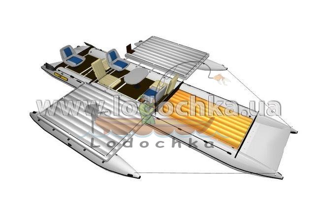 Квадромаран надувной Boathouse QUAD TRAVEL T
