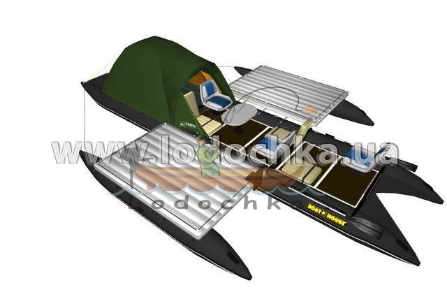 Квадромаран надувной Boathouse QUAD TRAVEL T