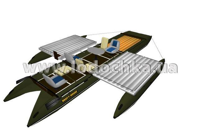 Квадромаран надувний Boathouse QUAD TRAVEL T