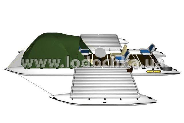 Квадромаран надувний Boathouse QUAD TRAVEL T