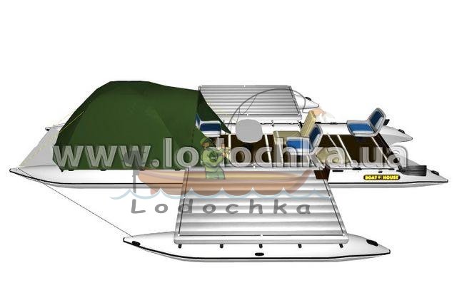 Квадромаран надувной Boathouse QUAD TRAVEL T
