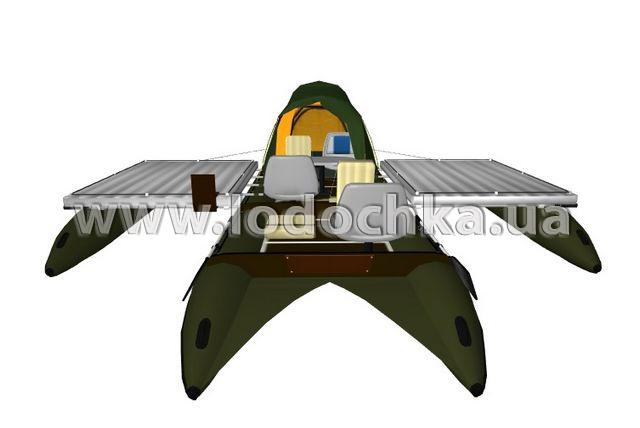 Квадромаран надувний Boathouse QUAD TRAVEL T