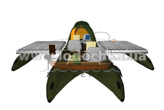 Квадромаран надувной Boathouse QUAD TRAVEL T