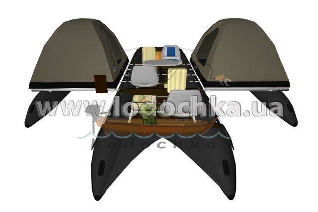 Квадромаран надувной Boathouse QUAD TRAVEL T