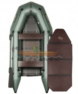 Лодка надувная моторная Bark BT-310D, подвижные сиденья, со слань-книжкой
