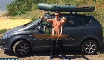 Лодка надувная гребная Ладья ЛТ-240А, баллон 30см, без настила