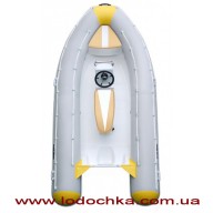 Лодка надувная моторная с жестким дном Kolibri RIB-400, комплектация СПОРТ