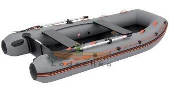 Лодка надувная моторная Kolibri КМ-330XL Explorer Лайт с Air-deck, (надувной коврик)
