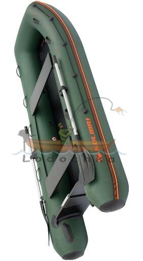 Лодка надувная моторная Kolibri КМ-330XL Explorer Лайт с Air-deck, (надувной коврик)
