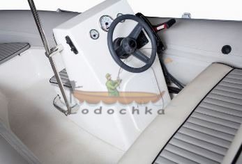 Лодка RIB надувная моторная AQUA - STORM AMIGO - 510 V с жестким днищем из стеклопластика
