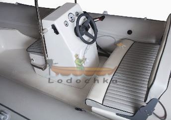 Лодка RIB надувная моторная AQUA - STORM AMIGO - 510 V с жестким днищем из стеклопластика