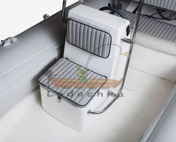 Лодка RIB надувная моторная AQUA - STORM AMIGO - 510 V с жестким днищем из стеклопластика