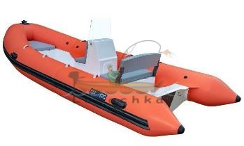 Лодка RIB надувная моторная AQUA - STORM AMIGO - 510 V с жестким днищем из стеклопластика