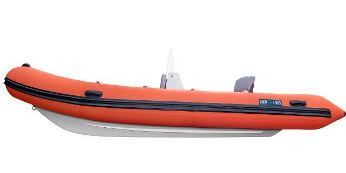 Лодка RIB надувная моторная AQUA - STORM AMIGO - 510 V с жестким днищем из стеклопластика