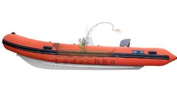 Лодка RIB надувная моторная AQUA - STORM AMIGO - 510 V с жестким днищем из стеклопластика