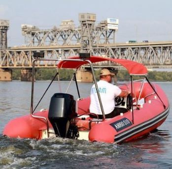 Човен RIB надувний моторний AQUA - STORM AMIGO - 510 V з жорстким днищем зі склопластику
