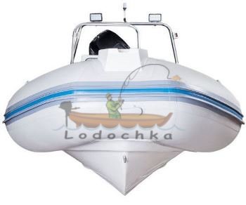 Лодка RIB надувная моторная AQUA - STORM AMIGO - 510 V с жестким днищем из стеклопластика