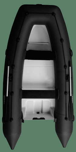 Човен надувний моторний з жорстким дном Sportex RIB фантом-330, колір камуфляж