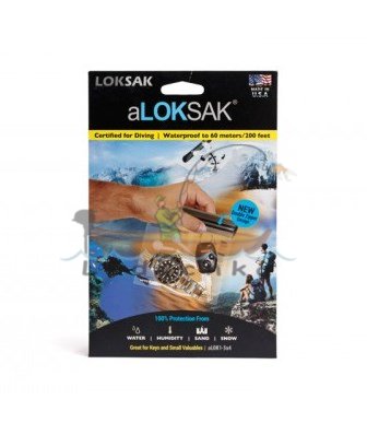 Герметичный пакет aLOKSAK 5x4'' - 12х10,2 см