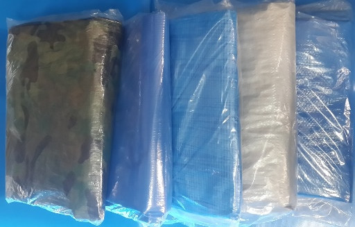 Тент универсальный Тарпаулин 5м*6м=30м2, зелёный, 150 гр/м2, Planta