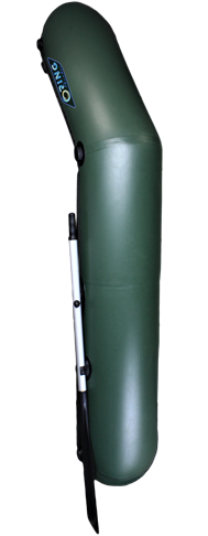 Лодка надувная гребная RING Thunder R-249LS F36, 950  плотность ПВХ, без слань-коврика, зелёная